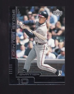 2000 Upper Deck Ovation Center Stage Chipper Jones #CS9 Atlanta Braves - Picture 1 of 2