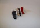 Vintage Lot of 3 Plastic Toy Whistles Made USA Alarm & Star