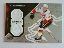 2011-12 UD Black Diamond Jay Bouwmeester Calgary Flames - Jersey WHITE/WHITE