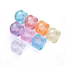 5pcs Diamond Shape Travel Bottles Portable Sample Empty Container for Lotion