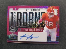2023 Leaf Metal XRC Myles Murphy 1st Round Bound RDBND FRB-MM2 Pink Mojo 4/4 CLE