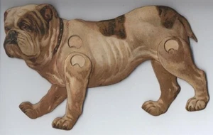 Bulldog, DIE BULLDOGGE, German mechanical paper toy Tuck published circa 1910 - Imagen 1 de 2