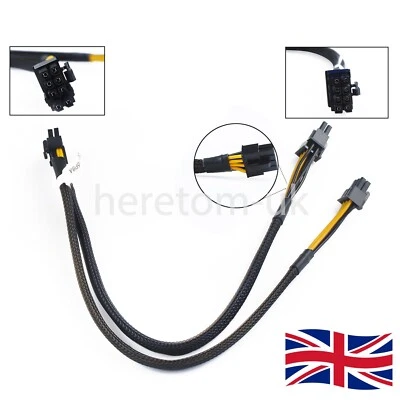 FOR Dell Split GPU Power Adapter Cable N08NH 9H6FV PowerEdge R720 R730 R7910 UK - Image 1 of 4