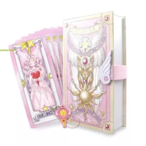 56 PCS Anime Card Captor Sakura Cards With Pink Clow Magic Book Set Prop Gift - Picture 1 of 11