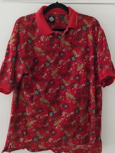 Camisa polo de golf Tabasco Sportwear para hombre manga corta temática talla L - Imagen 1 de 5