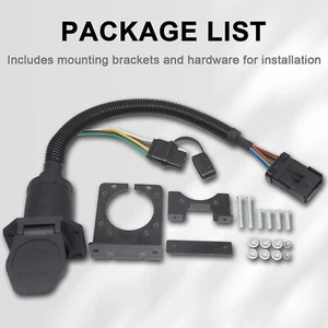 Replacement Tow Harness Trailer 7:4 OEM Connector for Dodge RAM w/ Factory 7 Way - Picture 1 of 6
