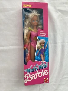 Vintage 1989 Wet n Wild Skipper Barbie Doll New in Box NRFB NIB - Picture 1 of 11
