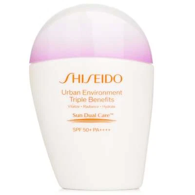Emulsión de cuidado solar triple belleza Shiseido Urban Environment FPS 50+ 30 ml Foto 1 de 3