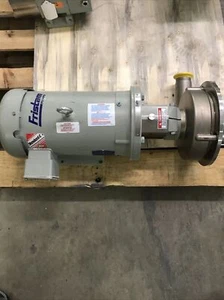 FRISTAM FPX3532-130 Sanitary Centrifugal Pump Baldor 7.5HP Motor 230V/460V 18.5A - Picture 1 of 5