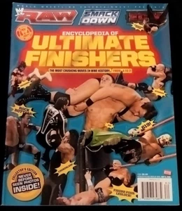 WWE Magazine Encyclopedia Of Ultimate Finishers RAW SMACKDOWN WWE Wrestling - Picture 1 of 1