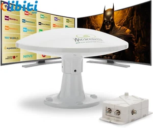 Antenna Tv Camper Omnidirezionale Terrestre DVB-T/T2 per Interno/Esterno - 12/24 - Foto 1 di 12