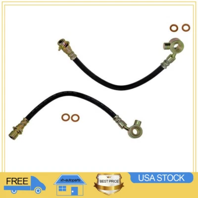 Front Pair Brake Hydraulic Hose 2x for 1971-1972 Chevrolet C10 Pickup-Dorman Foto 1 de 3