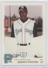 2000 Grandstand Portland Sea Dogs Quincy Foster Rookie RC