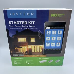 Insteon Home Remote Control System Starter Kit with Hub White 2244-224 Open Box