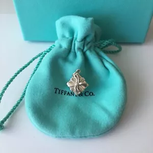 Tiffany & Co Silver Present Gift Charm Pendant POUCH - Picture 1 of 6