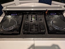 2x Pioneer CDJ 350 + 1x Pioneer DJM 350 All In A Flighcase, Very Good Condition