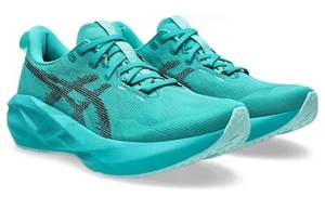 ASICS Novablast 5 Mens Wave Teal Black Size 12 Sneakers 👟 Shoes Tried On Only - Picture 1 of 11
