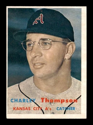 1957 Topps #142 Charley Thompson   VG/VGEX X3550717 - Image 1 of 3