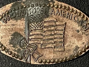 Proud To Be An American Zc Elongated Penny #081018 - Picture 1 of 2