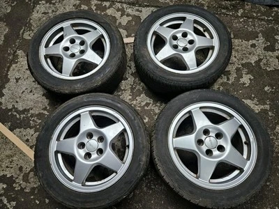 VW CORRADO VR6 SPEEDLINE ALLOY WHEELS 5 X 100 43ET SET 4 + CENTRE CAPS - Image 1 of 4