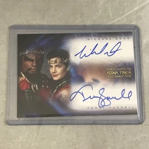 Star Trek DEEP SPACE NINE WORF DAX Rittenhouse 2003 Auto Card DA1 Dorn Farrell - Picture 1 of 13