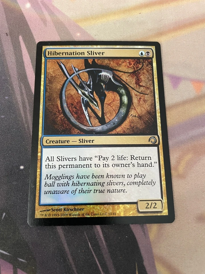 MTG - HIBERNATION SLIVER - UNCOMMON - LP - PREMIUM DECK SLIVERS - FOIL - Image 1 of 1