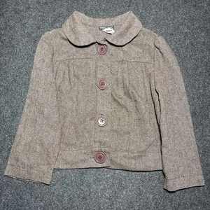 Vintage Y2K Wet Seal Cropped Blazer Jacket Women’s Small Fairy Twee Academia - Picture 1 of 6