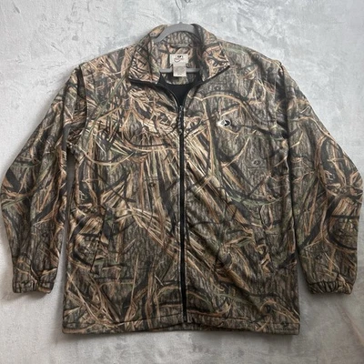 Mossy Oak Jacket Mens Medium 38-40 Convertible Vest Camo Hunting Full Zip WM067 - Image 1 of 4