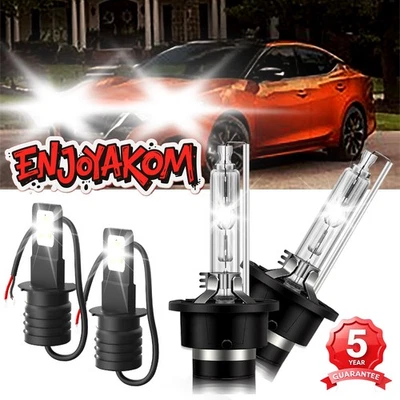 Kit de faros LED altos/bajos para Nissan Máxima 2004-2006 + bombillas antiniebla HID 4x Foto 1 de 4