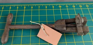Antiker ungewöhnlicher Guss IRon verstellbarer Schraubenschlüssel Spreizer 9 1/2" Höhe x 2 1/2" Breite - Bild 1 von 8