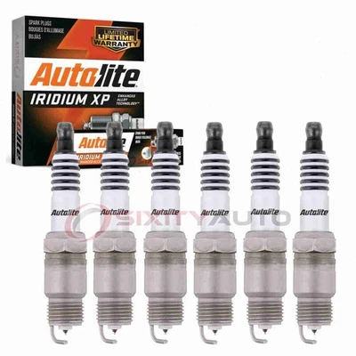 6 pc Autolite Iridium XP Spark Plugs for 1985-1986 Chevrolet Monte Carlo ks - Image 1 of 4
