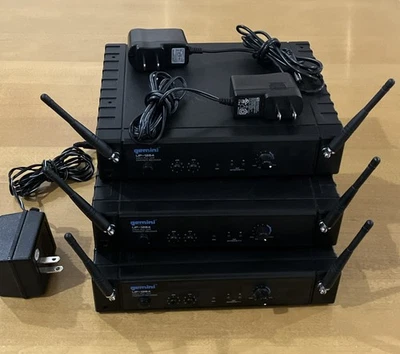 Receptor UHF Gemini UF-2064 Doble Canal - PROBADO - Con Cable de Alimentación - ¡LOTE DE 3! Foto 1 de 4