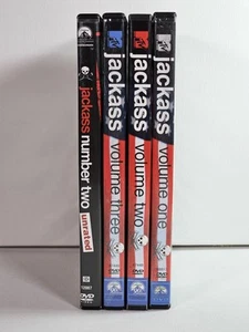 Jackass TV Volume 1, 2, & 3. Jackass Number 2 Unrated. Dvd Lot - Imagen 1 de 4
