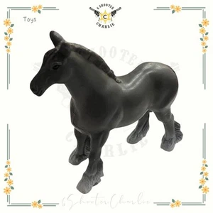 Funrise Clydesdale graues Pferd Spielzeug Tier Figur 1988 Hartplastik 3,25" groß - Bild 1 von 5