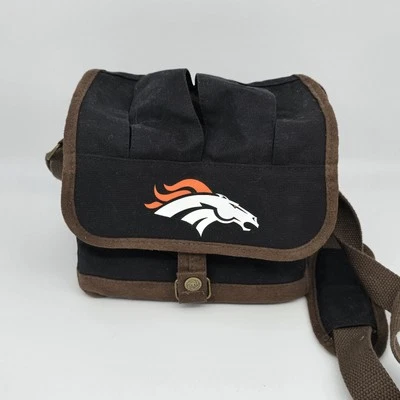 Denver Broncos Beer Caddy Cooler Tote W/ Opener- Picnic Time Legacy Football NFL - Image 1 of 4