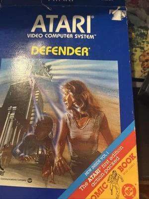 Atari 1982 Defender  Video Game Vol 1 NIB Blue Box CX2609 - Image 1 of 4