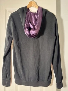Kin Keep It Naturally Hoodie Sz M Purple Satin Lined Street City Cooling Summer - Picture 1 of 8