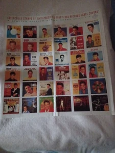 Elvis Presley 36 francobolli da collezione anni 50 copertine dischi RCA - Foto 1 di 1
