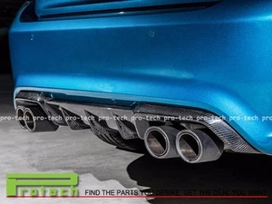 Performanc Carbon Fiber Rear Bumper Diffuser Lip For 2016+ F87 M2 Model Only - Picture 1 of 2
