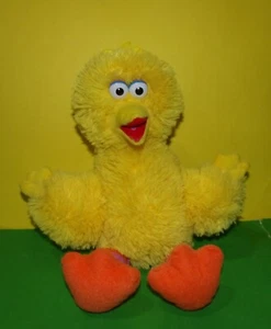 Sesamstraße Live großer Vogel Plüschtier gelb zottig Souvenirspielzeug Jim Henson - Bild 1 von 3