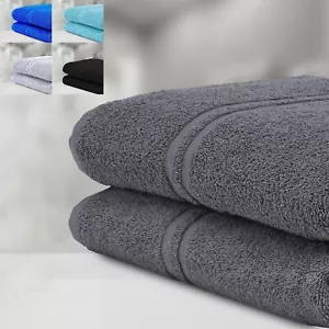 Jumbo Bath Sheets 500 GSM 100% Egyptian Cotton Towels Home Collection Set - Picture 1 of 6