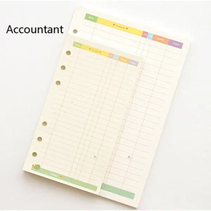 A5/A6 Contador Color Planificador Diario Recarga Calendario Organizador 45 Hojas - Imagen 1 de 7