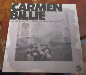 Vintage LP "Carmen Billie" Carmen Rae sings Billie Holiday Classics CS8530 - EXC - Picture 1 of 4
