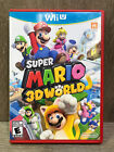 Super Mario 3D World (Nintendo Wii U, 2013) Case w/ manual