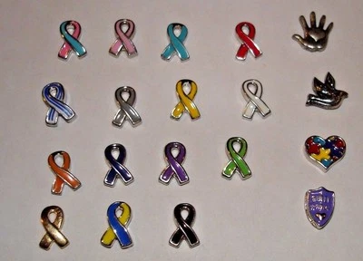 Origami Owl Charms New- Retired Causes Awareness Free Shipping Buy 4 -Free Charm - Image 1 of 4