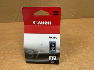 Canon Black PG-37 Ink Cartridge Sealed Genuine Printer Replacement - Picture 1 of 3