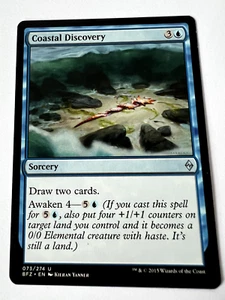 MTG MagicThe Gathering Battle for Zendikar Coastal Discovery Uncommon LP - Picture 1 of 2