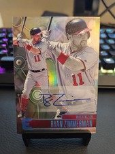 2023 Panini Chronicles #14 Ryan Zimmerman Essentials Holo Foil Auto 1 Of 1
