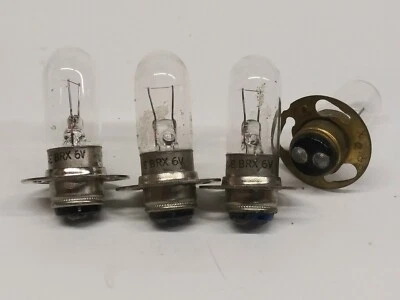 4 GE BRX Exciter Lamps Bulb Bulbs Lamp 6V (3 GE 1 Sylvania) - Image 1 of 3