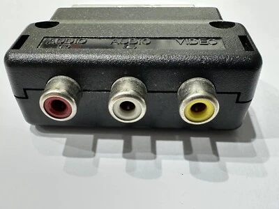 Authentic N64 SNES Also For NES & Wii Gamecube Nintendo - Scart Adapter B410 - Image 1 of 4